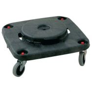Socle sur roulettes pour poubelles carrées 106 et 152 L Rubbermaid