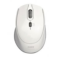 Souris Pro silencieuse sans fil blanche - Port connect