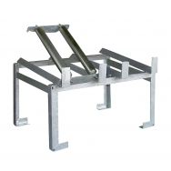 Support de soutirage pour 1 fût - rouleaux - 60 L