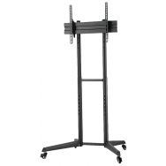 Support mobile réglable en hauteur écran 37'' à 70'' - noir