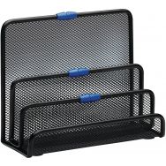 Support pour lettres grillagé 3 cases - Noir