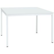 Table Basic-Line- LxHxP : 120x72x60cm - Gris clair/Gris clair