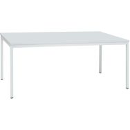 Table Basic-Line- LxHxP : 200x72x100cm - Gris clair/Gris clair