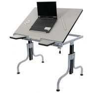 Table Demeter plateau inclinable T3 à T7 gris 9006