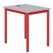 Table Info prof 80 cm T6 mélaminé chants polypropylène
