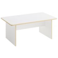 Table basse Média M rectangulaire blanc