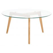 Table basse Patrick plateau verre