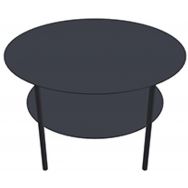 Table basse ronde 4 pieds de diamètre 40xP43 cm