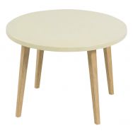 Table basse ronde Upcy Ø 60 cm décor uni