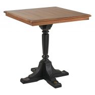 Table bistrot Montmartre acacia massif et placage acacia