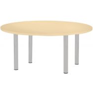 Table cafétéria Ronde Hêtre