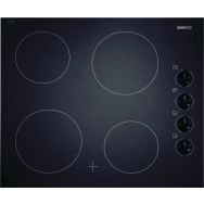 Table de cuisson vitrocéramique 4 Foyers BEKO HIC64100