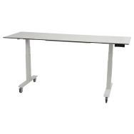 Table de pliage à hauteur variable électrique 2000x700 plateau HPL