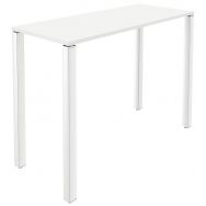 Table de réunion haute 120x80 Lounge 4 pieds