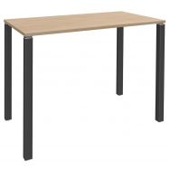 Table de réunion haute 140x60 Lounge 4 pieds