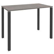 Table de réunion haute 140x80 Lounge 4 pieds