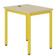 Table informatique 60 x 80 cm T6 stratifié chants polypropylène
