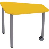 Table mobile Géométra 1/2 rectangle 60° 60x60 cm