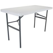Table pliante Eco 122x61x74 Blanc