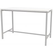 Table réunion haute Creo 160 pied alu