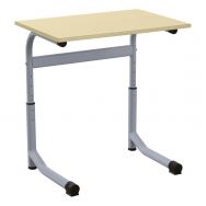 Table scolaire réglable Forum2 chants plaqués