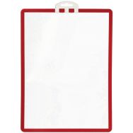 Tableau d'information - A4 - Lot de 5 - Rouge