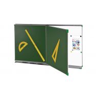 Tableau diptyque cadre aluminium anodisé