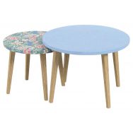 Tables basses gigognes Upcy Vintage Floral