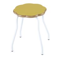 Tabouret assise coloris Jaune Taille 3