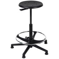 Tabouret d'atelier Master - Haut - repose pied - patins