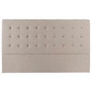 Tête de lit Vatican L.180 cm tissu coloris gris