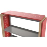 Toit d'habillage métal pour rayonnage Ellipse enfant
