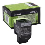 Toner noir LEXMARK 2500p 802SK (802C2SK0)