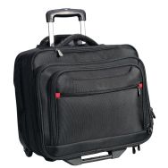 Trolley multifonctions avec 2 roulettes et 5 compartiments noir