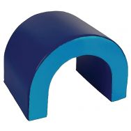 Tunnel turquoise/bleu marine