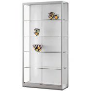 Vitrine d'exposition 1000 x 400 x 1972 mm - Manutan
