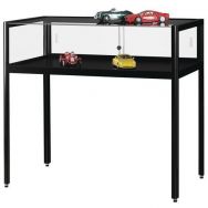 Vitrine d'exposition - 1000 x 600 x 920 mm sur pied - Manutan