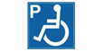 Panneau de parking pour PMR
