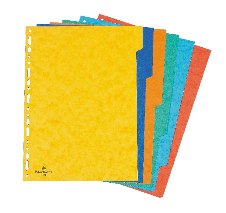 Intercalaire pour classeur