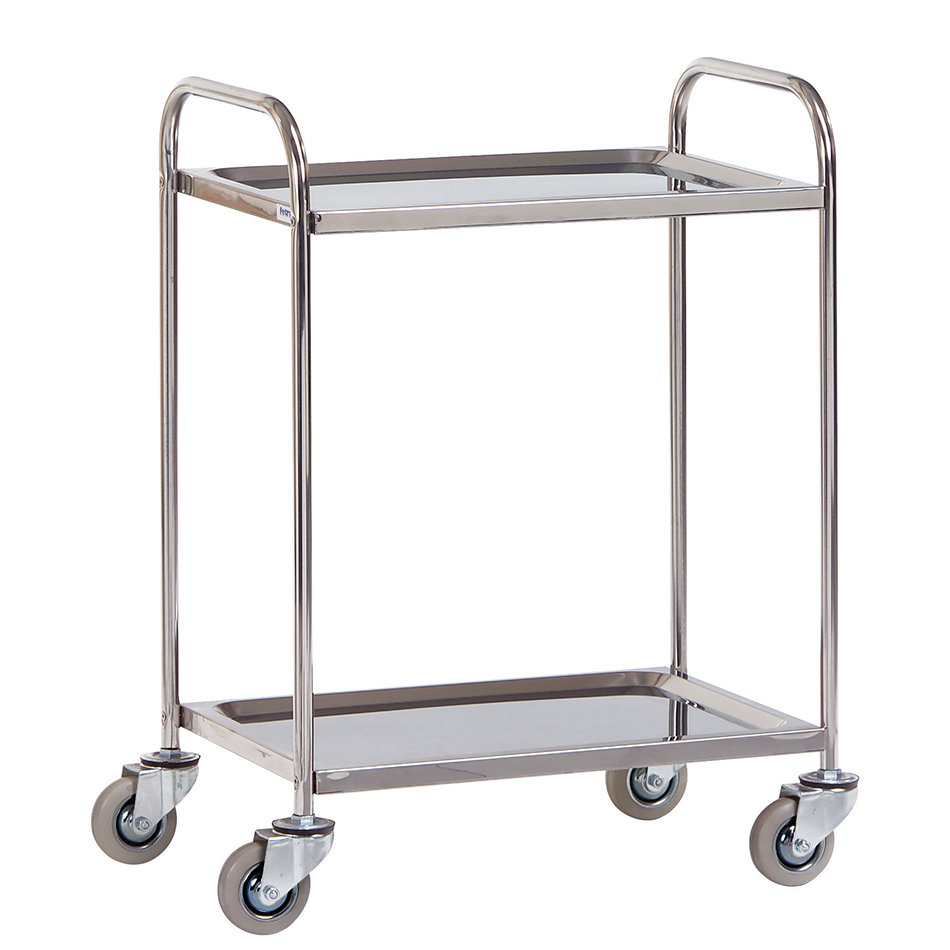 Chariot en inox et aluminium