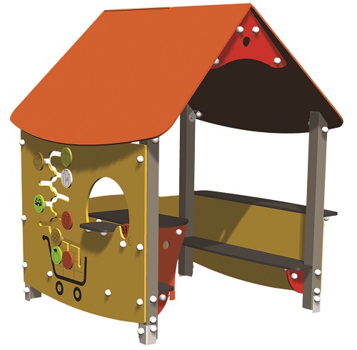 Cabane pour aire de jeux