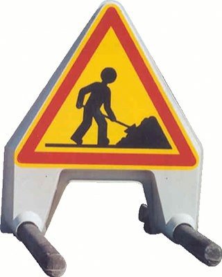 Panneau et signalisation de chantier