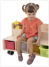 Siège et table de maternelle NATHAN