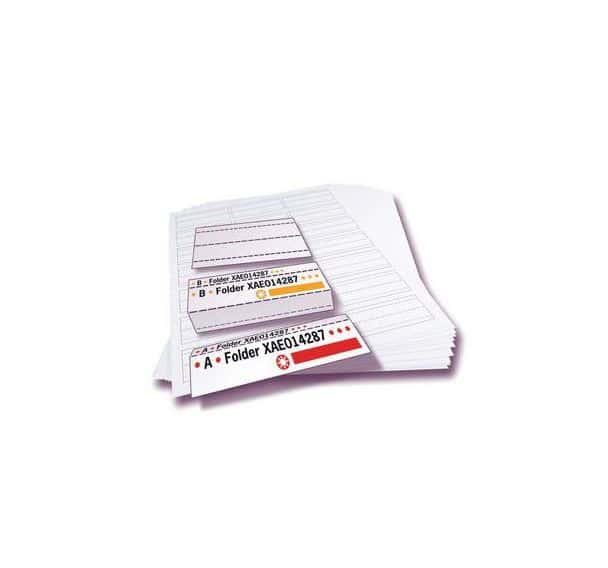 Porte-étiquettes papier à clipser Hauteur 39 x Longueur 1318 mm.