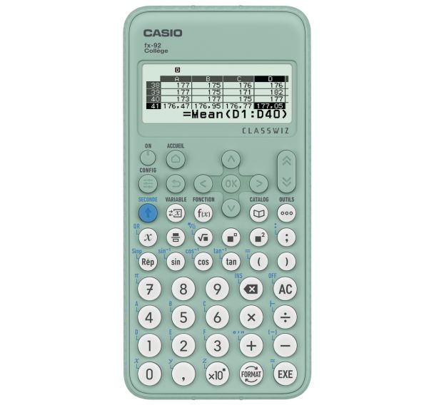 Calculatrice FX92 Collège Classwiz - Casio