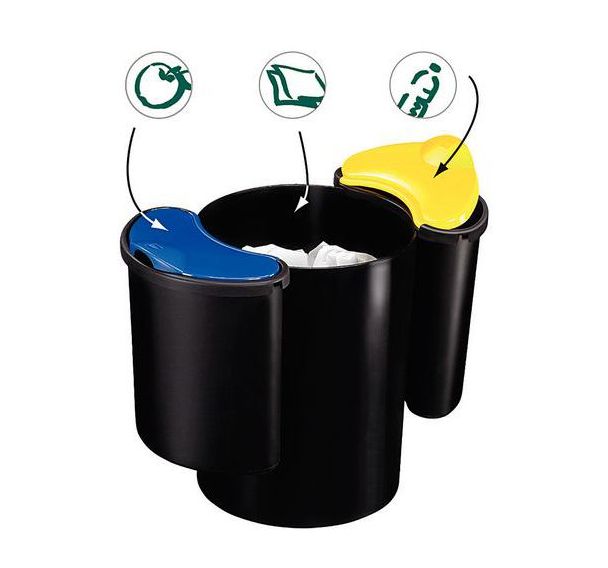 Eekhoorn welzijn Overtreden Poubelle de tri pour bureau - 16 L Plastique Noir | Manutan Collectivités Eekhoorn welzijn Overtreden Poubelle de tri pour bureau - 16 L Plastique Noir | Manutan Collectivités