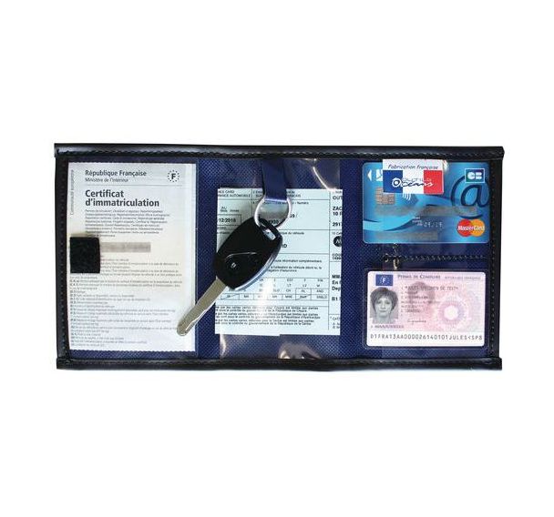 Porte-clés automobile et pochettes carte grise personnalisés