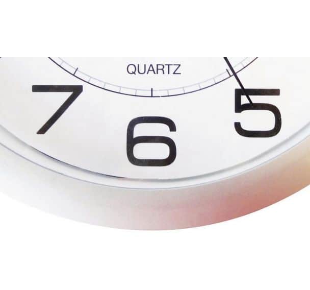Horloge analogique à quartz Attraction Ø 22 cm, aimantée - Gris métal - La  Poste