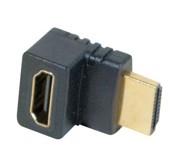 Adaptateur HDMI Male/Femelle coudé 90°