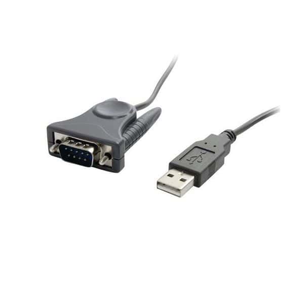 Câble adaptateur USB vers port série DB9 - DB25 avec adaptateur